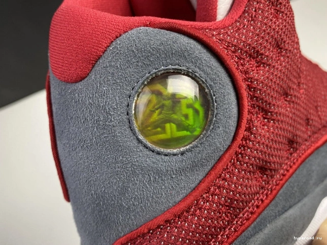 Retro Grey Air Jordan 13 Red Gym Flint 414571-600 0916